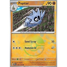 PRE 048 - Pupitar - PokeBall Reverse Holo PRE 048 - Pupitar - PokeBall Reverse Holo