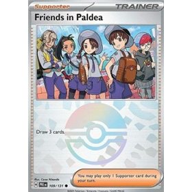 PRE 109 - Friends in Paldea - PokeBall Reverse Holo