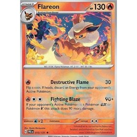 PRE 013 - Flareon - PokeBall Reverse Holo