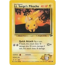 GC 084 - Lt. Surge's Pikachu GC 084 - Lt. Surge's Pikachu