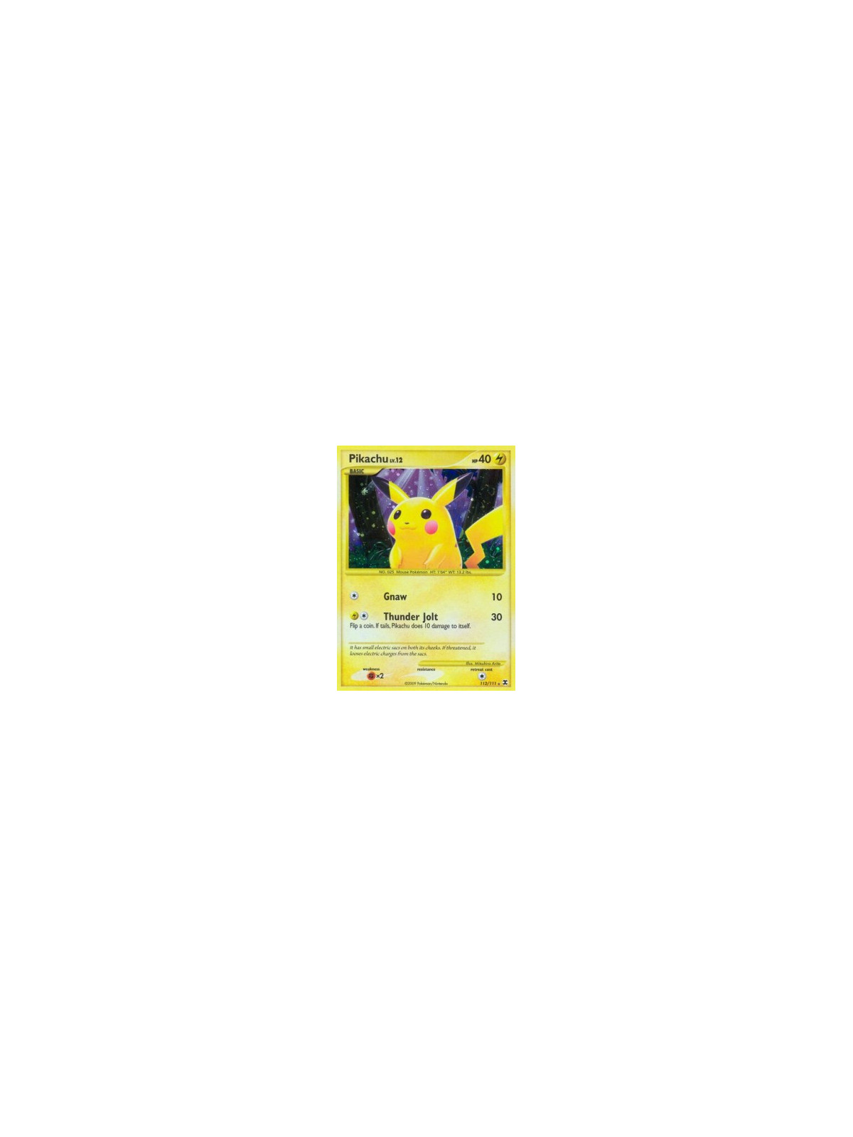 RR 112 - Pikachu Lv.12