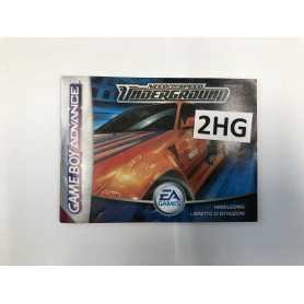 Need for Speed Underground (Manual) Need for Speed Underground (Manual)Game Boy Advance Manuals AGB-BNSP-EUT€ 0,95 Game Boy Advance Manuals