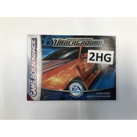 Need for Speed Underground (Manual)Game Boy Advance Manuals AGB-BNSP-EUT€ 0,95 Game Boy Advance Manuals