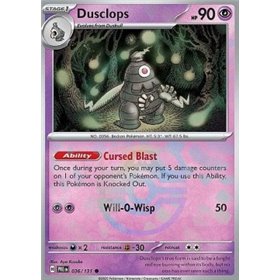 PRE 036 - Dusclops - MasterBall Reverse Holo