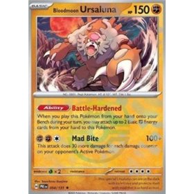PRE 054 - Bloodmoon Ursaluna - MasterBall Reverse Holo
