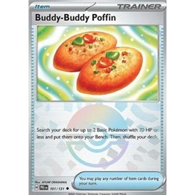 PRE 101 - Buddy-Buddy Poffin - PokeBall Reverse Holo