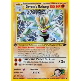 GC 006 - Giovanni's Machamp - 1st Edition GC 006 - Giovanni's Machamp - 1st Edition