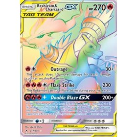 UNB 217 - Reshiram & Charizard GX UNB 217 - Reshiram & Charizard GX