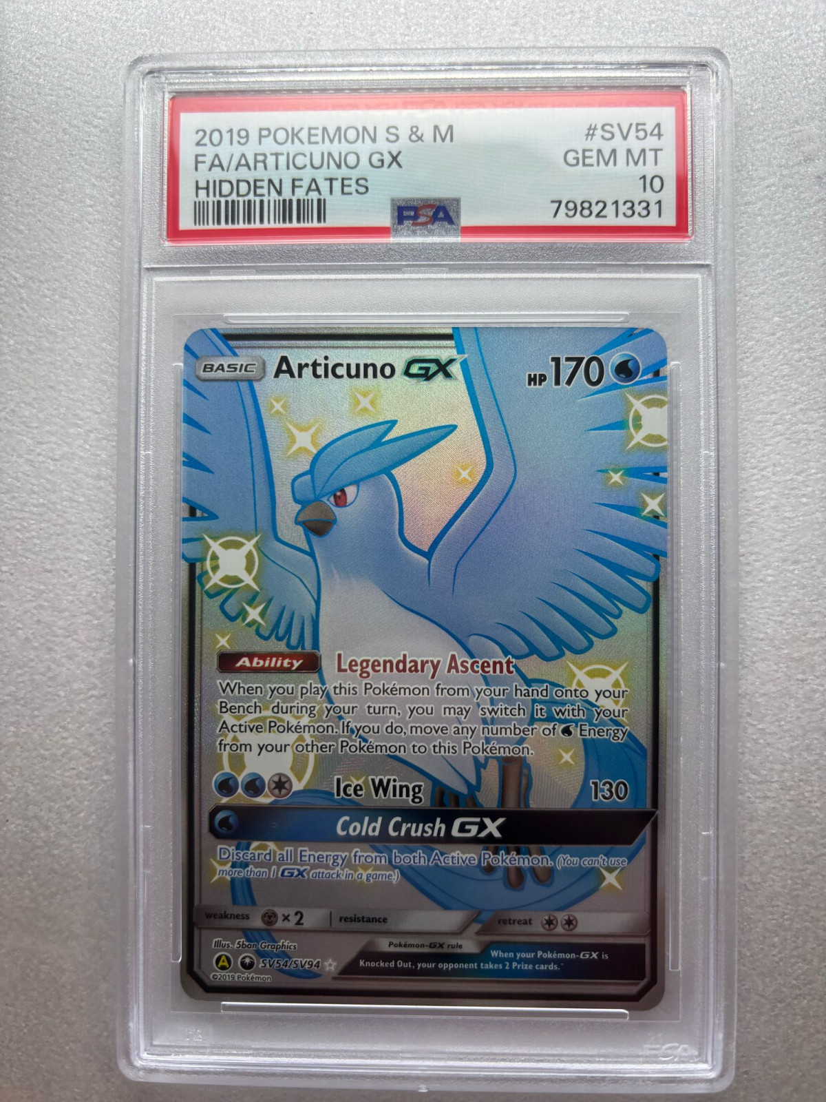 PSA - HIF SV54 - Articuno GX (10)