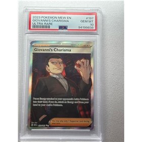 PSA - MEW 197 - Giovanni's Charisma (10) PSA - MEW 197 - Giovanni's Charisma (10)