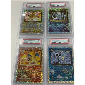 PSA - Legendary Collection Box Toppers Charizard (9), Mewtwo (5), Blastoise (4) & Dark Raichu (7) PSA - Legendary Collection Box Toppers Charizard (9), Mewtwo (5), Blastoise (4) & Dark Raichu (7)