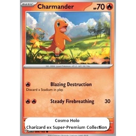 MEW 004 - Charmander - Cosmo Holo
