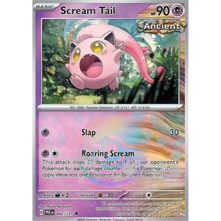 PRE 042 - Scream Tail - PokeBall Reverse Holo
