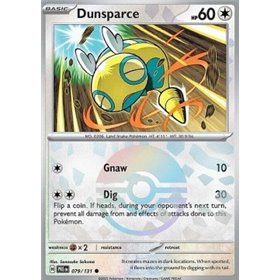 PRE 079 - Dunsparce - PokeBall Reverse Holo