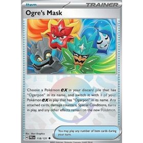 PRE 118 - Ogre's Mask - PokeBall Reverse Holo