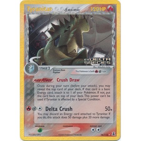 DS 016 - Tyranitar Delta Species - Reverse Holo