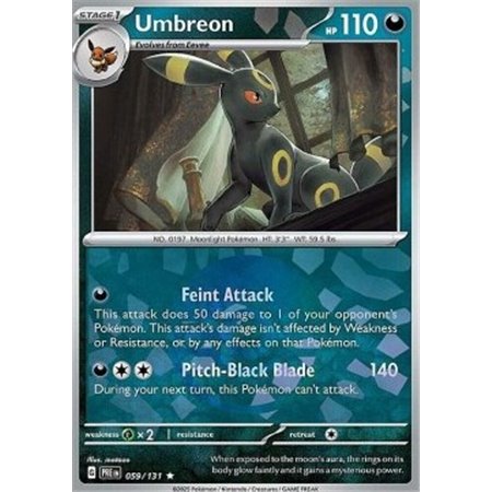 PRE 059 - Umbreon - PokeBall Reverse Holo