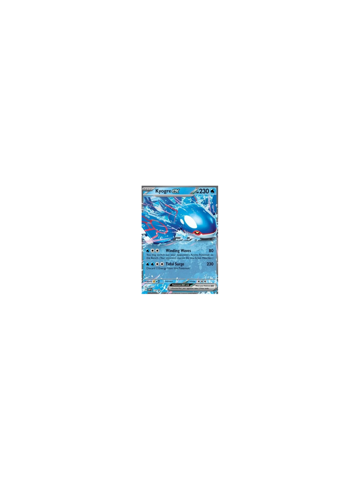 SVP 178 - Kyogre ex