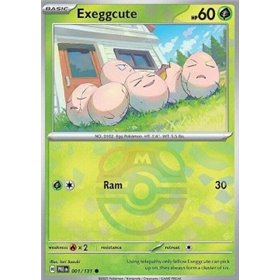 PRE 001 - Exeggcute - MasterBall Reverse Holo