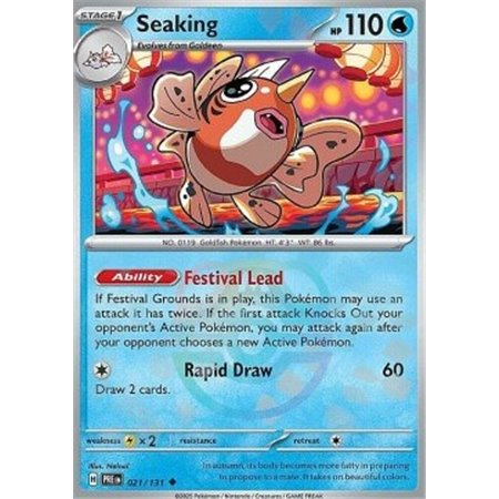 PRE 021 - Seaking - MasterBall Reverse Holo