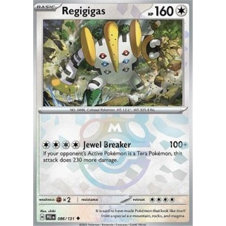 PRE 086 - Regigigas - MasterBall Reverse Holo