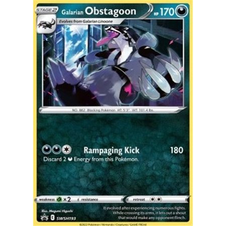 SWSH 193 - Galarian Obstagoon
