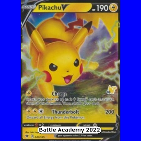 VIV 043 - Pikachu V - Battle Academy 2022