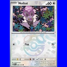 PRE 090 - Noibat - MasterBall Reverse Holo