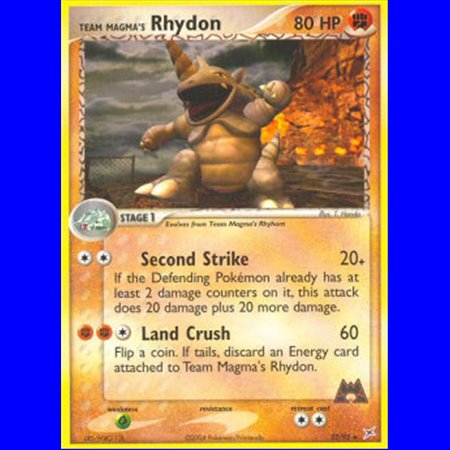 MA 022 - Team Magma's Rhydon - Reverse Holo