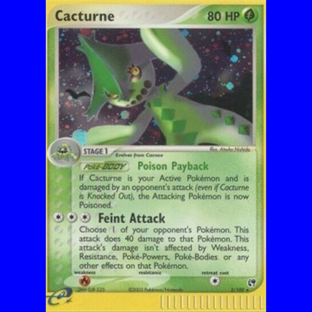 SS 002 - Cacturne - Holo