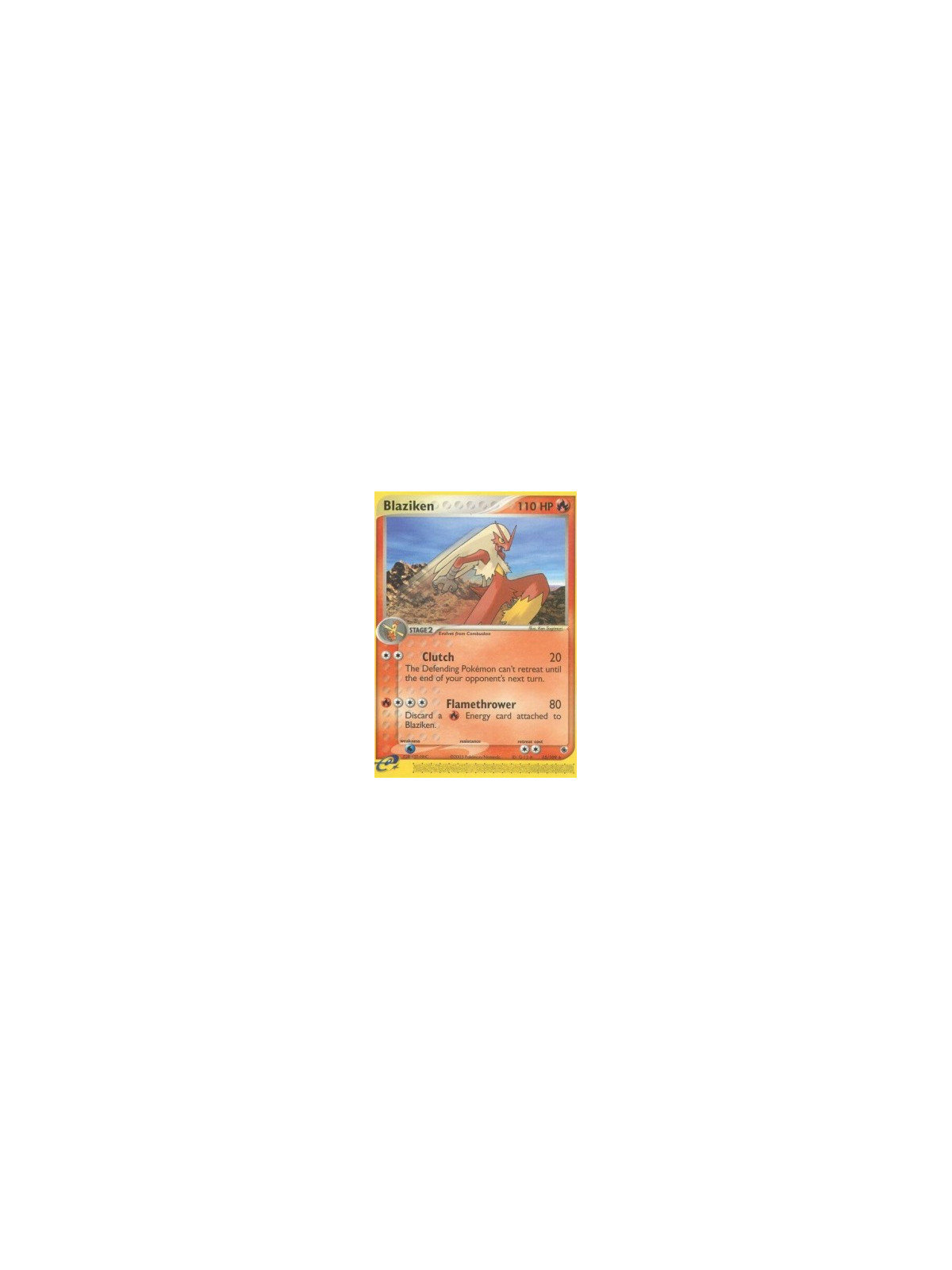 RS 015 - Blaziken - Reverse Holo