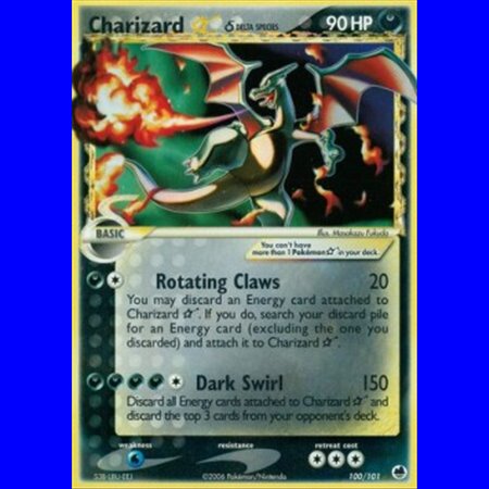 DF 100 - Charizard Gold star Delta Species