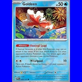 PRE 020 - Goldeen - MasterBall Reverse Holo