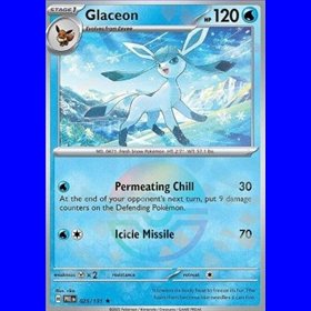 PRE 025 - Glaceon - PokeBall Reverse Holo