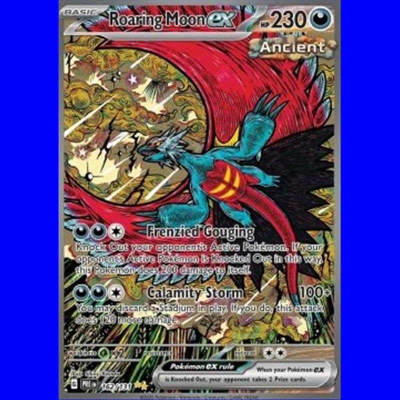 pokemon roaring moon card price Amazon.com: Pokemon Temporal Forces - Ancient Card Set - Roaring Moon  109/162 main image 1