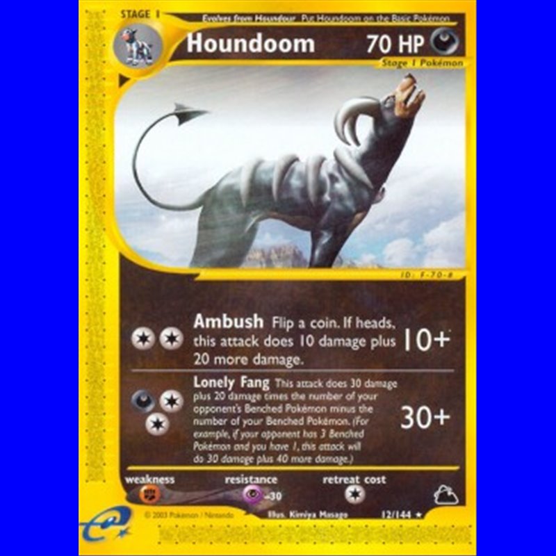 SK 012 - Houndoom - Reverse Holo