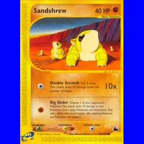 SK 092 - Sandshrew - Reverse Holo SK 092 - Sandshrew - Reverse Holo