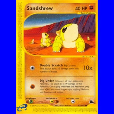 SK 092 - Sandshrew - Reverse Holo