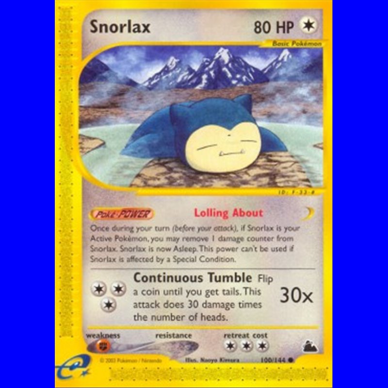 SK 100 - Snorlax - Reverse Holo