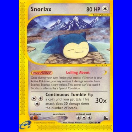 SK 100 - Snorlax - Reverse Holo