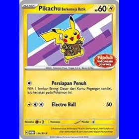 SV-P 154 - Pikachu Berkemeja Batik