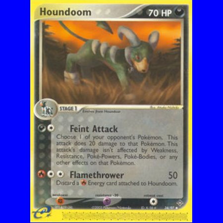 DR 034 - Houndoom - Reverse Holo