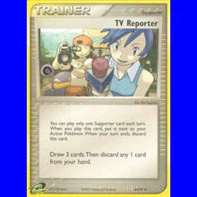 DR 088 - TV Reporter - Reverse Holo DR 088 - TV Reporter - Reverse Holo