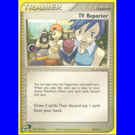 DR 088 - TV Reporter - Reverse Holo