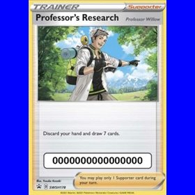 SWSH 178 - Professor Research - Sealed SWSh 178 - Professor Research - Sealed