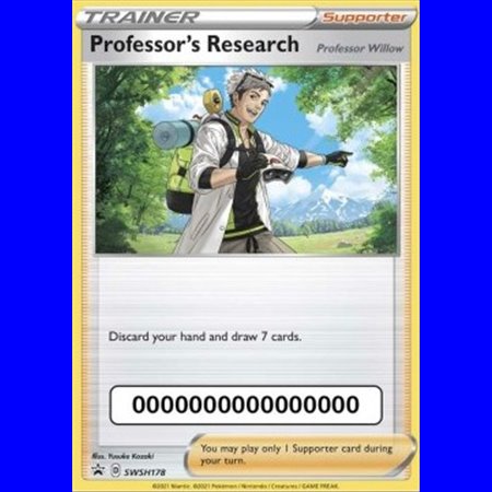 SWSh 178 - Professor Research - Sealed