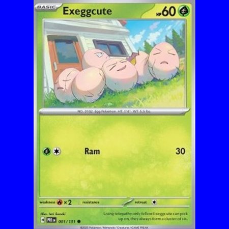PRE 001 - Exeggcute - Reverse Holo