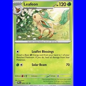 PRE 005 - Leafeon - Holo
