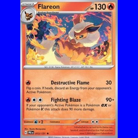 PRE 013 - Flareon - Reverse Holo