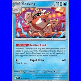 PRE 021 - Seaking - Reverse Holo PRE 021 - Seaking - Reverse Holo